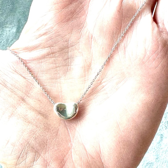 Tiffany & Co. Elsa Peretti® Bean® design Pendant Necklace Sterling Silver - Picture 7 of 15